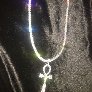 💸 White Tennis chain with pendant 💥💥